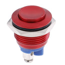 1PC 19mm waterproof red momentary metal push button reset switch high head
