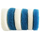 1X(6-Pack Drill Brush Scrub Pad Spin Scrubber For Tile, Sink, Water Spot, F