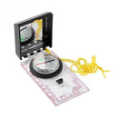 Mapping Ruler and Mirror Set Outdoor Survival Camping Favor Tool Hiking Com M8F2