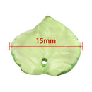 Leaf Pendant Jewelry Making 15x15mm DIY Craft Accessories Mobile Strap