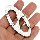5Pc Aluminum Alloy Carabiner Keychain Snap Clip Hook Carabiners Outdoor Cam