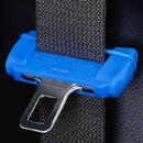 1x Car Safty Accessories Seat Belt Buckle Clip Silicone Anti-Scratch Cover RED