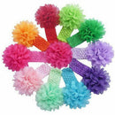 10 pieces Baby girl head wrap soft head Turban hair band props for photo U2X7