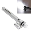 100X Microscope LED Light Jewelry Magnifier Lens Loupe with PU Leather Bags