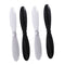 6 x Combo Propellers for Hubsan X4 H107 Propellers Blades Props Black + Whi X3H8