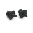 2pcs R13-402 Black 3Pin 2Position Maintained SPDT Round Toggle Switch JR