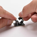 10x Adjustable Self-Adhesive Wire Cable Ties Mounts Clamp Clip Organizer Hol Gw