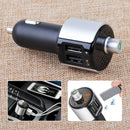 Car Bluetooth Wireless Radio Adapter FM Transmitter MP3 Player Dual USB Charger