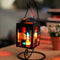 1X(Classical Candlestick Retro Iron Moroccan Style Christmas Candlestick La