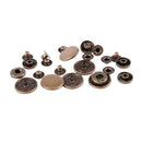 Metal Snap Fasteners Poppers Sewing Press Stud Buttons 20mm 6sets B4L1