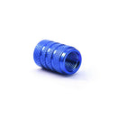 4pcs Wheel Tyre Tire Valve Stems Air Dust Cover Screw Caps Car Truck Bike Blue
