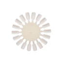 10x Nail Art Tips Make Up Practice Round Wheel Polish Acrylic Display Ew