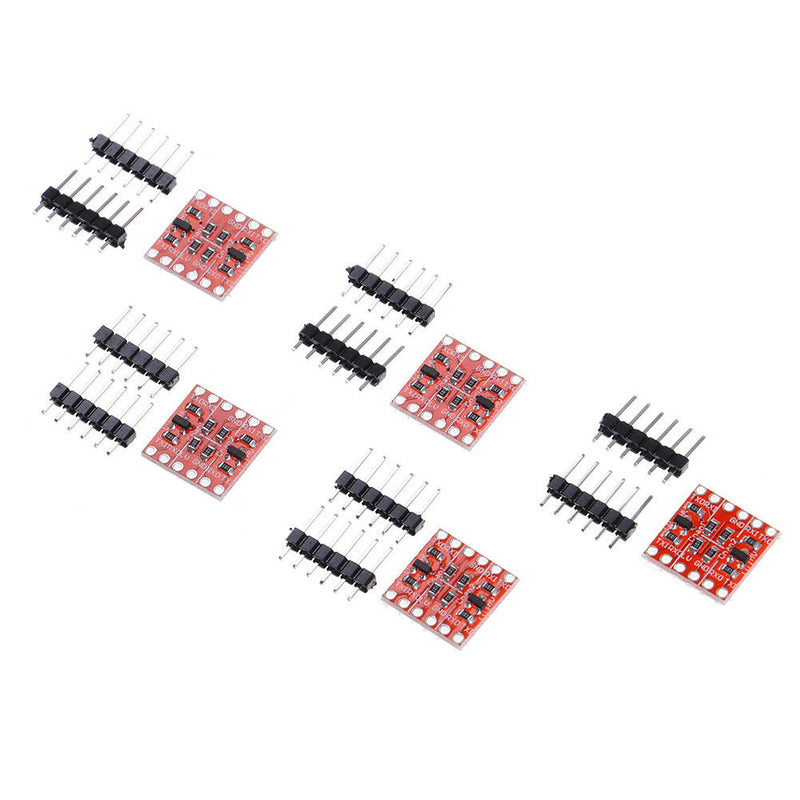 5Sets 4 Channel Bi-Directional Logic Level Shifter Converter 3.3V-5V Gw