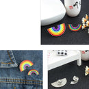 Fashion Rainbow Colorful Enamel Pins Metal Brooches For Women Cartoon CreatiG1L7