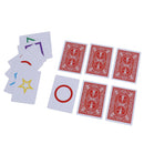 2 Sets ESP Classic Cards Group Magic Tricks  Easy To Do Children Kids Magic TES