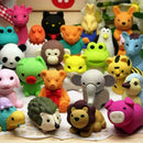 5Pcs Animal Rubber Creative Cartoon For School Favors Kids Office Party Chi J1P8