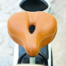 Seat Cushion Mountain Bike Shock Absorption Bicycle Saddle Leopard Print Soft