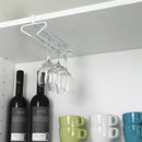 White Wine Glass Holder Hanging Rack Bar Hanger Shelves Decoration Singl MHM