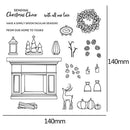 Christmas Series Transparent Silicone Seal Paper Cutting Mold for Scrapbook A