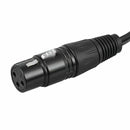1.5m/ 5ft Stereo Audio Splitter Patch Y Cable Cord 1 XLR Female to 2 RCA Ma O2F2