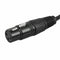 1.5m/ 5ft Stereo Audio Splitter Patch Y Cable Cord 1 XLR Female to 2 RCA Ma O2F2