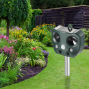 Solar Powered Animal Repeller Garden Squirrel Cat Dog Scarer Deterrent