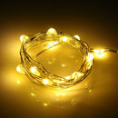 1m 10 LED Bottle Stopper Waterproof Solar Energy String Light(Warm White)