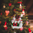 Christmas Birthdays Party Decoration Family Social Distancing Ornament (1) A
