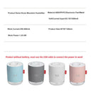 Ultrasonic Humidifier 500ML Snow Mountain H2O USB Aroma Air Diffuser Night   Cy