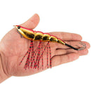 Soft foot Hook Wood Shrimp Lures Fishing Tackle Octopus Bait Squid Hook Hot