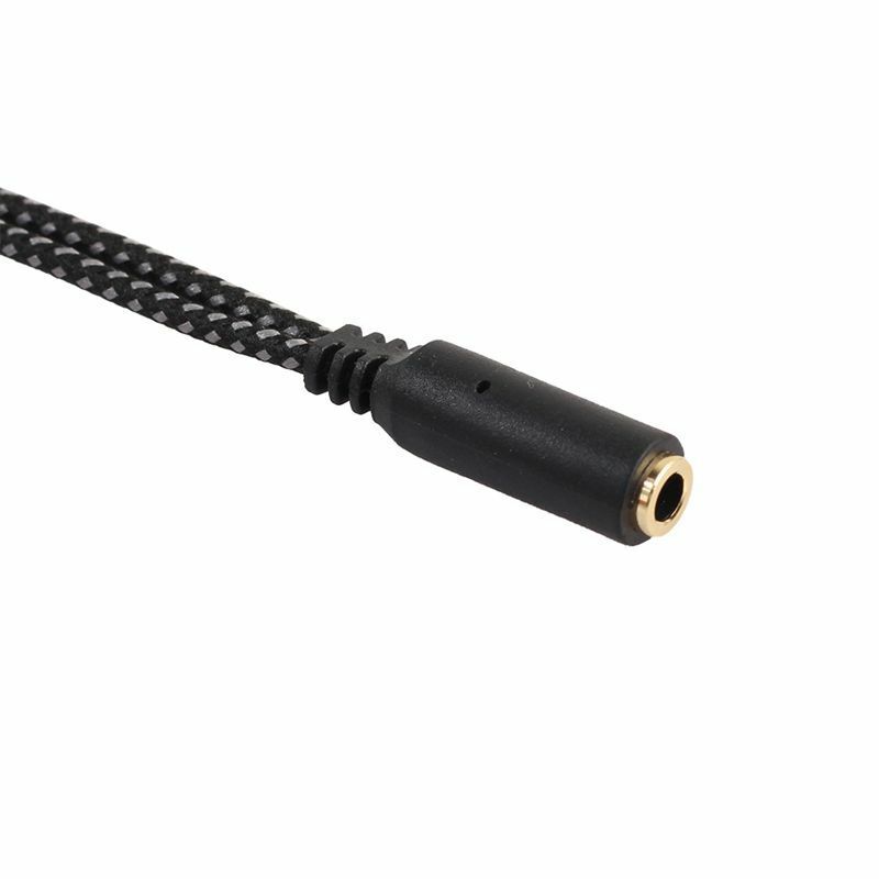 Headphone Splitter for Computer,Earphone Adapter for PC Audio&Mic,3.5mm Fem J5O1