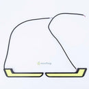 2x White Car LED Daytime Running Light DRL COB Strip Fog Lamp Super Bright 12V