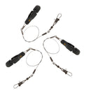 3pcs Planer Board Release Clip Downrigger Fishing Line Release with 12" Leader