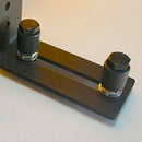 Steel Sliding Barn Door Guide Stopper Durable Door Hardware Accs Black