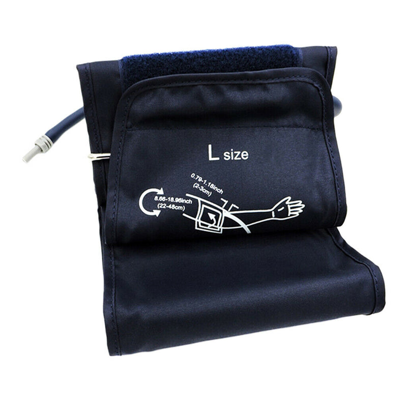 22-48cm Adjustable Extra-Large Arm Digital Blood Pressure Cuff Dark Blue