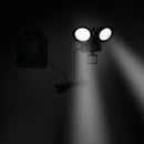 22 LED Dual Security Detector Solar Spot Light Motion Sensor Outdoor Floodl
