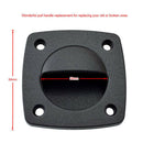 Hatch pull handle / Flush Pull Nylon Marine Boat Hatch Deck Pull Handle Black