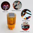 Solar Sensor Alarm Light 6LED Lamp Waterproof Anti-theft Warning Sound Lamp