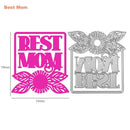 Best Mom Cutting Die DIY Scrapbooking Embossing Stencil Paper Craft Card