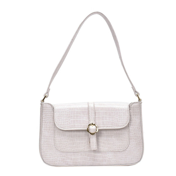 Fashion Alligator Shoulder Bag Clutch Women PU Travel Street Wristlets Purse