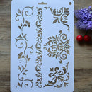 Plastic Layering Stencils Template DIY Painting Scrapbooking Tool Flower Supply