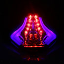 LED Brake Backup Tail Stop Lights Universal for Yamaha R25 MT03 MT07 Blue
