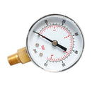 Radial Pressure Gauge for Air Oil Water TS-Y508 0-60psi 0-4bar 1/8BSPT Kit
