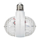 E27 3W Double-headed RGB LED Bulb Rotating Crystal Magic Ball Stage Light