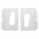 Clear Horizontal Badge Buddy Enclosed Double Dual ID Card Pass Holders Pack