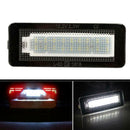2x LED 18SMD 6500K License Plate Number Lamps White Light for Smart Fortwo