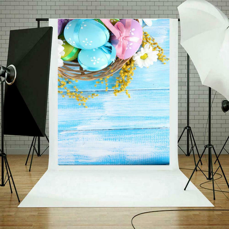 1.5 * 0.9m Colorful Easter Egg Photography Background Vinyl Customized 3 A