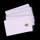 5 Pcs ISO PVC IC With SLE4442 Chip Blank Smart Card Contact IC Card Safety Wh BX