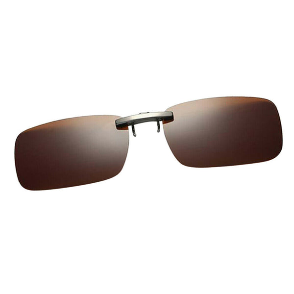 Pack of 2 Clip on  Up Sunglasses UV400 Night Vision Driving Fishing Eyewear