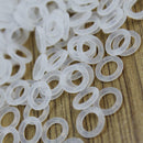 120pcs White Keyboard Keycap Rubber O-Ring Switch Dampeners Cherry MX Key Cap